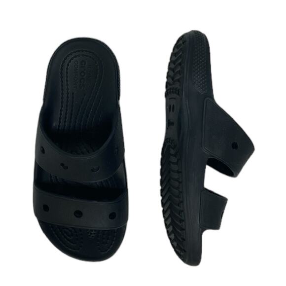 Crocs Classic Slide Two Strap Sandals Size J 1 - Picture 2 of 10